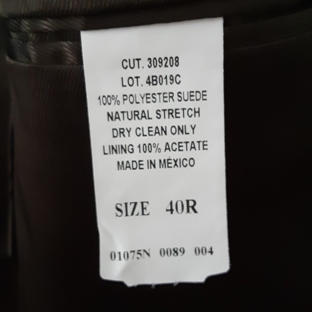 3-Button Blazer * 40r * Andrew Fezza * Fully Line… - image 4